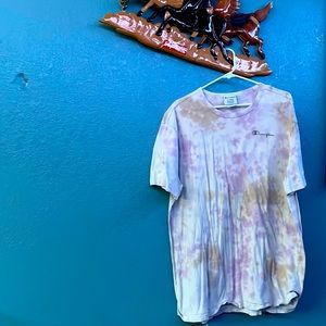 Tie dye champion shirt XL